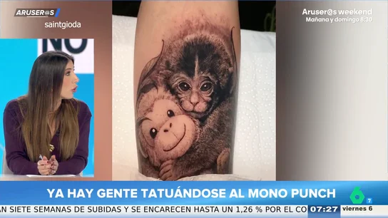 La historia del mono Punch llega a la piel: aparecen los primeros tatuajes inspirados en él La historia del mono Punch llega a la piel: aparecen los primeros tatuajes inspirados en él