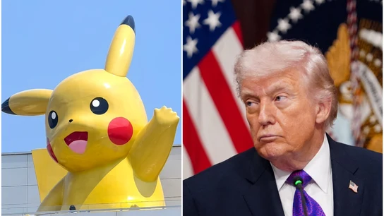 A la izquierda, Pikachu; a la derecha, Donald Trump A la izquierda, Pikachu; a la derecha, Donald Trump
