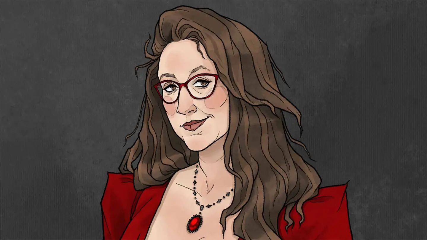 Caricatura de la escritora Briar Boleyn Caricatura de la escritora Briar Boleyn