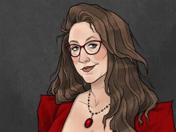 Caricatura de la escritora Briar Boleyn
