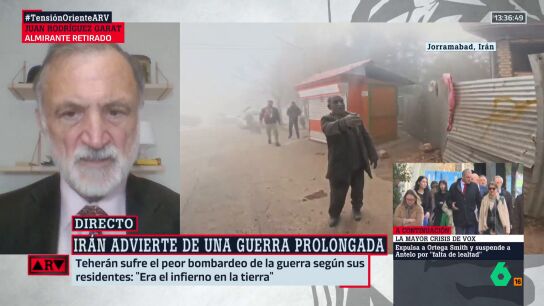 El almirante Rodr&iacute;guez Garat, sobre la "estrategia de Trump" en Ir&aacute;n: "Me da la impresi&oacute;n de que la direcci&oacute;n pol&iacute;tica de la guerra de EEUU est&aacute; improvisando"