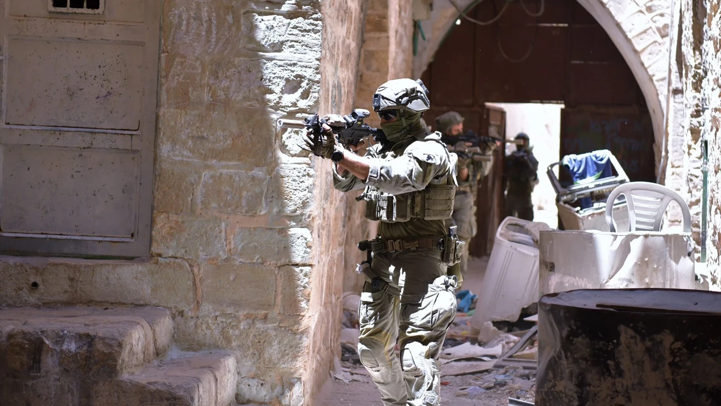 Un militar israelí. Un militar israelí.