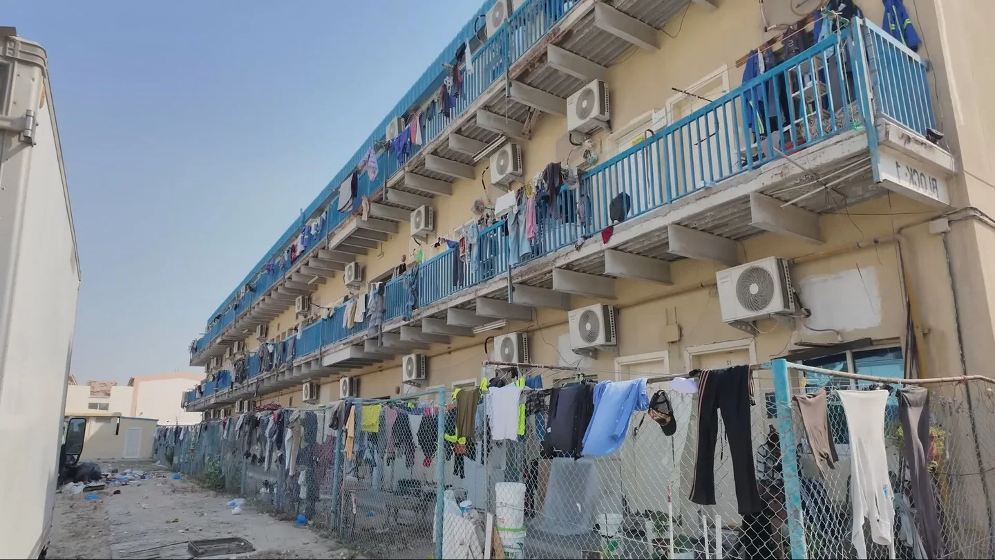 Imagen de un suburbio en Dubái Imagen de un suburbio en Dubái