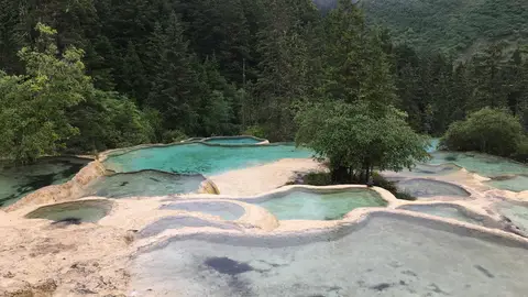 Valle de Jiuzhaigou, en China Valle de Jiuzhaigou, en China