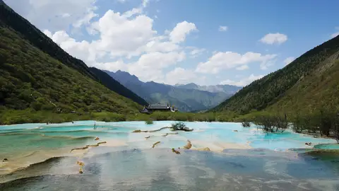 Valle de Jiuzhaigou, en China Valle de Jiuzhaigou, en China