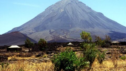 Pico de Fogo en la isla de Fogo, en Cabo Verde