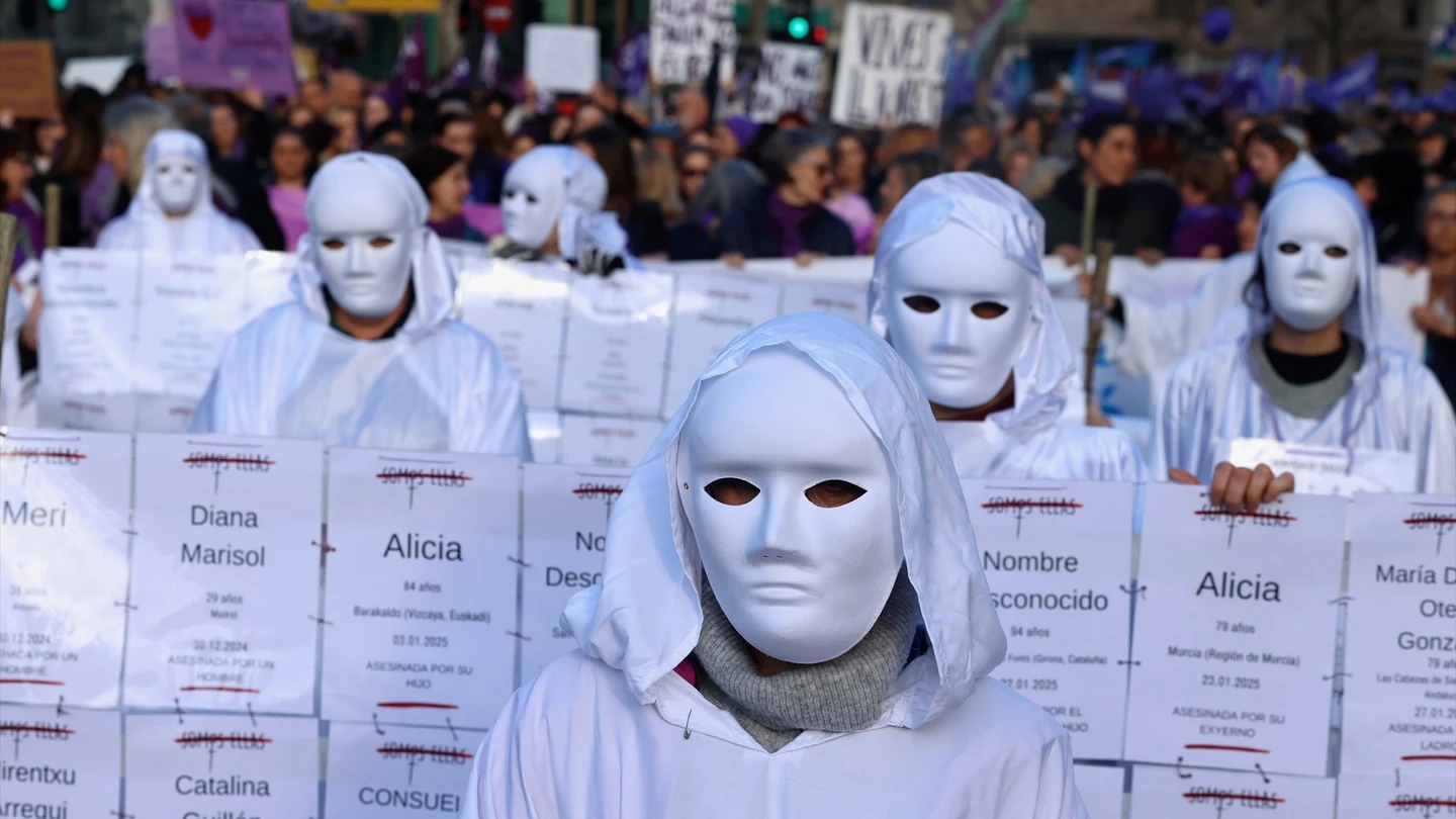 Manifestación por el 8M en Valencia. Manifestación por el 8M en Valencia.