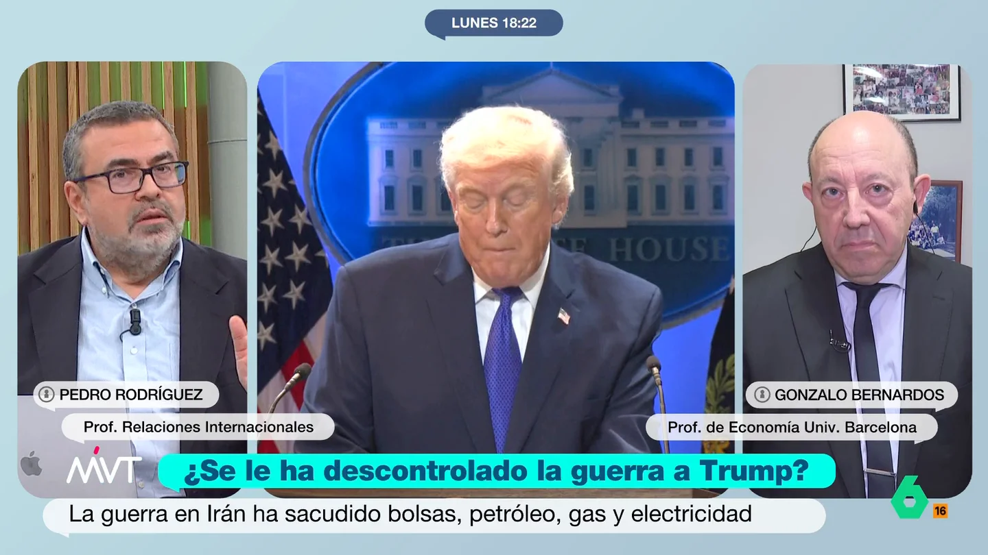 Pedro Rodríguez, sobre Trump: "Desde hace diez días, está empobreciendo a la clase media y trabajadora de EEUU" El profesor de Relaciones Internacional indica que el presidente de EEUU inicio su mandato prometiendo que mejoraría la situación de la clase media y trabajadora de su país y que, además, no entraría en más "guerras eternas".
