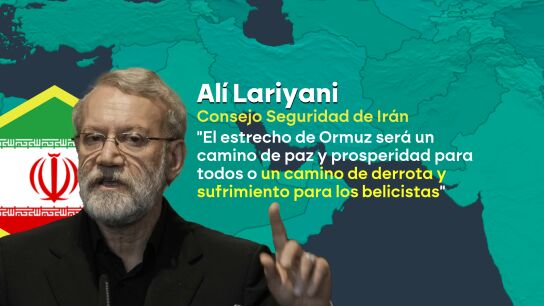 Al&iacute; Lariyani, miembro del Consejo de Seguridad de Ir&aacute;n