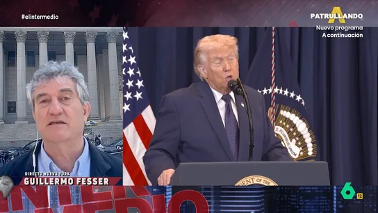Guillermo Fesser afirma que Trump "se cree todopoderoso" y "tiene mentalidad de cinco años": "Ve la guerra como un videojuego" Guillermo Fesser analiza los cambios en el discurso de Donald Trump sobre Irán y asegura que, aunque ya canta victoria y asegura que el conflicto durará poco, "Bush hizo lo mismo y seis años más tarde seguían en Irak".