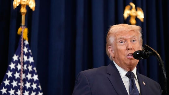 Donald Trump el lunes en el National Doral Miami de Florida