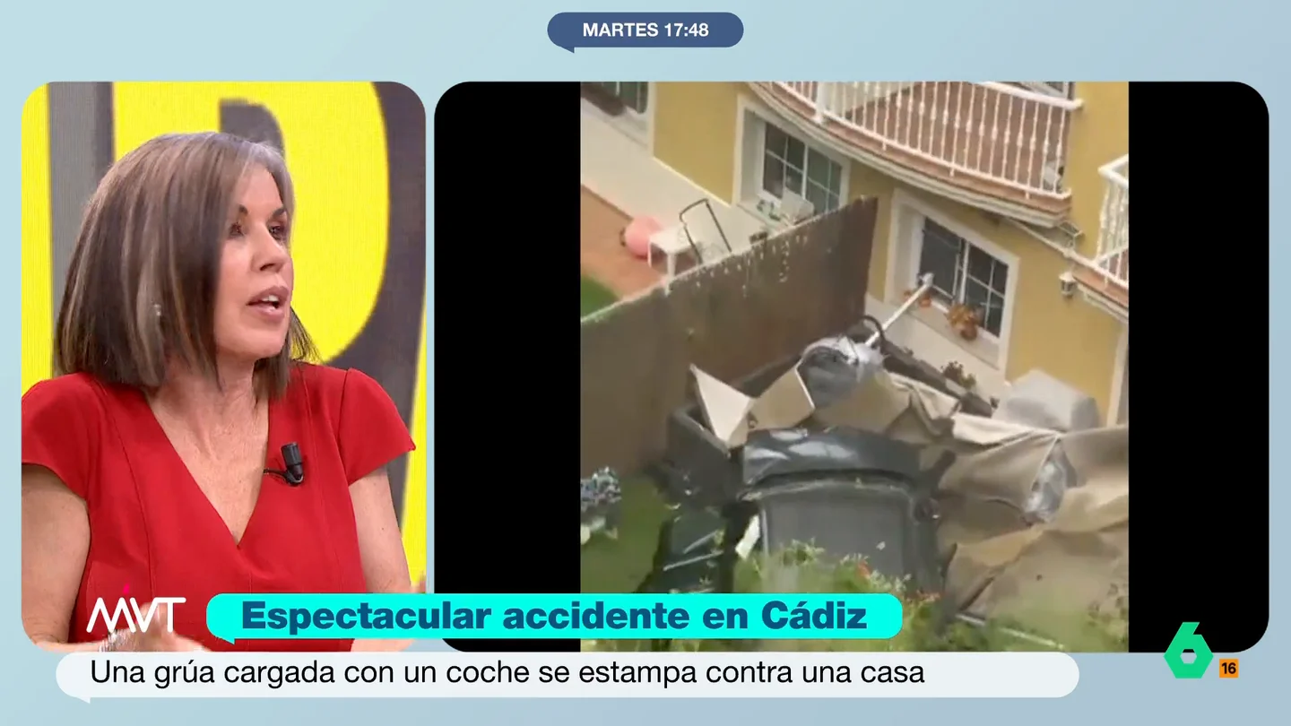 Beatriz de Vicente: "Las compañías de seguros están preparadas para abonar todos los supuestos de imprudencia" La abogada indica que en accidentes como el ocurrido en Tenerife, donde un vehículo ha caído 10 metros sobre el patio de una vivienda, son las compañías de seguros las encargadas de pagar los desperfectos ocasionados.