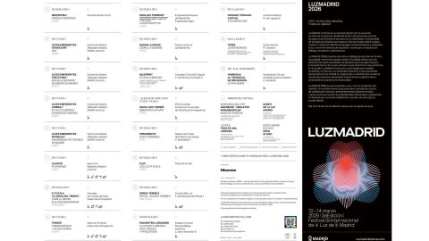 Horarios LuzMadrid 2026