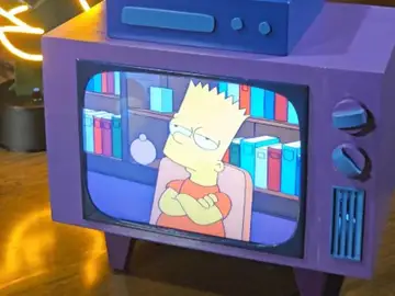 Crean el televisor de Los Simpsons funcional con una impresora 3D y una Raspberry Pi 4B 2G Crean el televisor de Los Simpsons funcional con una impresora 3D y una Raspberry Pi 4B 2G