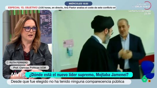 &iquest;Est&aacute; Mojtaba Jamenei herido, escondido por motivos de seguridad o se est&aacute;n reservando el momento adecuado para presentarlo ante la ciudadan&iacute;a? Ruth Ferrero, profesora de Ciencias Pol&iacute;ticas en la Universidad Complutense, lo analiza.