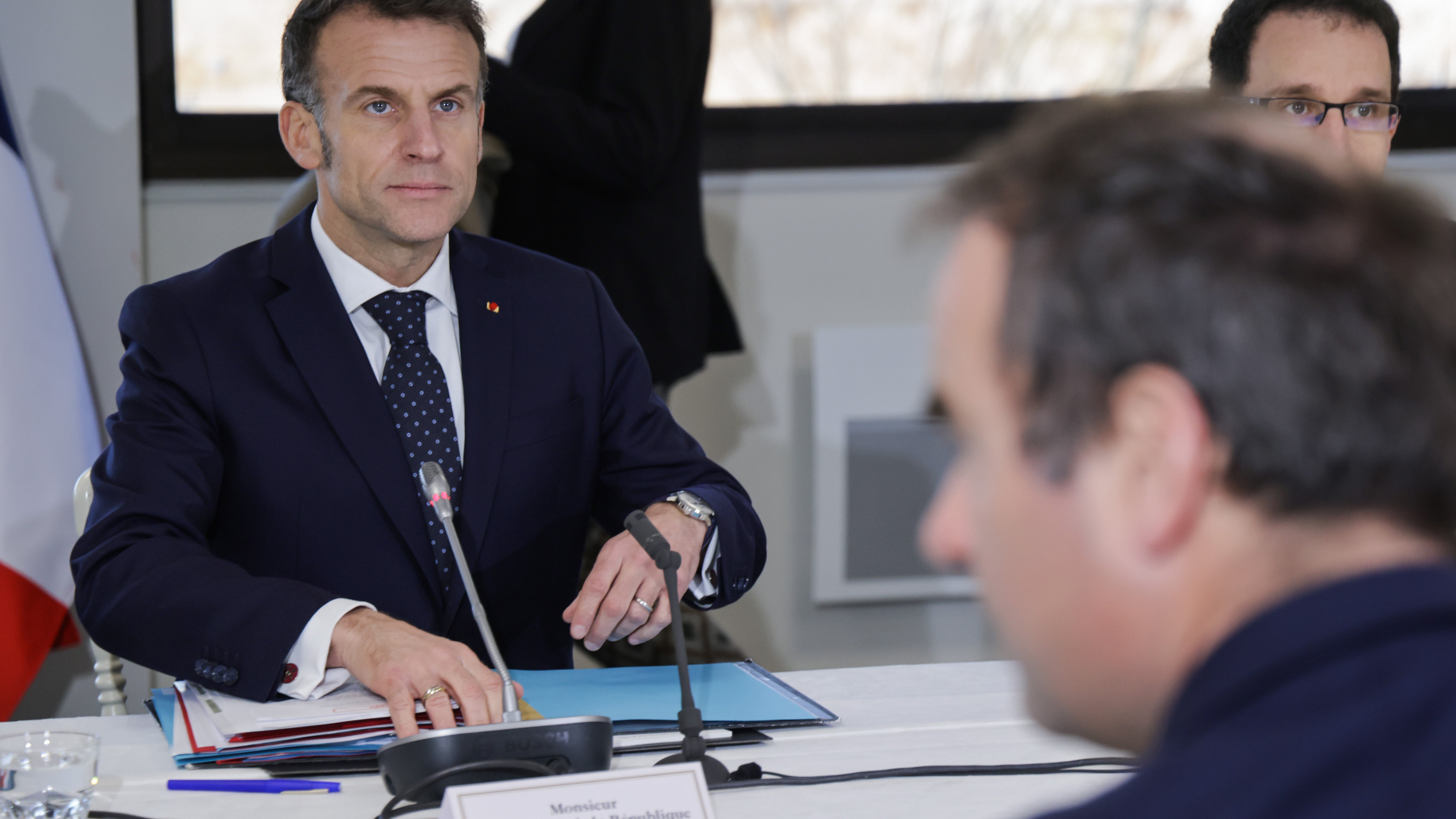 El presidente franc&eacute;s, Emmanuel Macron