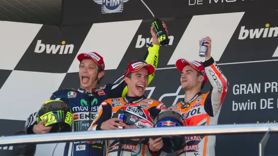Valentino Rossi, Pedrosa y el episodio con Marc Márquez en 2013: "¿Te cortó el control de tracción?" Valentino Rossi, Pedrosa y el episodio con Marc Márquez en 2013: "¿Te cortó el control de tracción?"