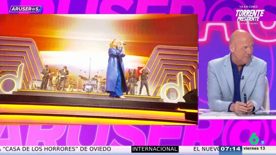  Alfonso Ar&uacute;s, de la actuaci&oacute;n de Leire Mart&iacute;nez en los Premios Cadena Dial