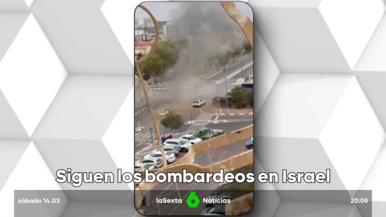 Bombardeo en Israel