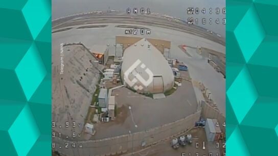 Las im&aacute;genes del dron iraqu&iacute; que logr&oacute; impactar contra una instalaci&oacute;n diplom&aacute;tica de EEUU en Bagdad