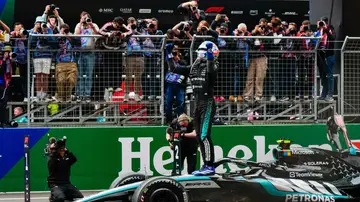 Antonelli tras ganar el GP de China Antonelli tras ganar el GP de China