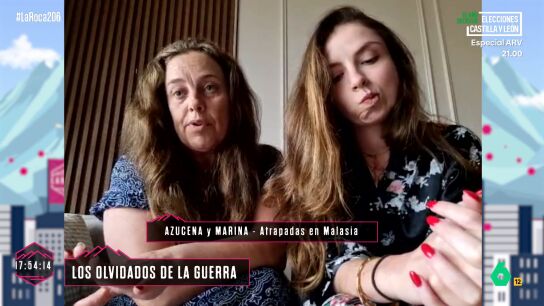 Espa&ntilde;oles atrapados