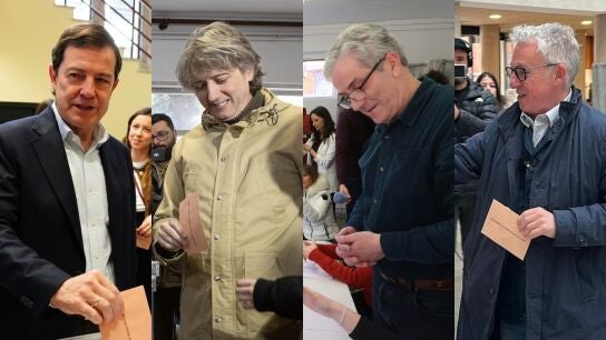 Los candidatos en Castilla y Le&oacute;n votan