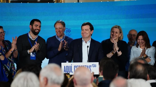 Alfonso Fernández Mañueco celebra el resultado electoral en Castilla y León Alfonso Fernández Mañueco celebra el resultado electoral en Castilla y León