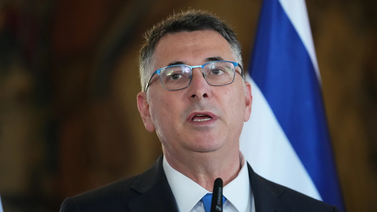 El ministro de Exteriores israelí, Gideon Sa'ar El ministro de Exteriores israelí, Gideon Sa'ar