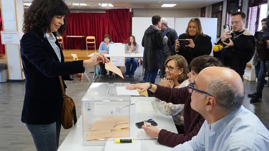 La ministra de Igualdad, Ana Redondo, vota en Valladolid. La ministra de Igualdad, Ana Redondo, vota en Valladolid.