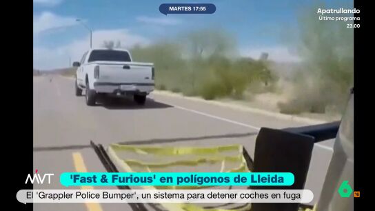 M&aacute;s Vale Tarde analiza el nuevo invento llegado de Estados Unidos para detener a los delincuentes que huyen en sus coches. Se trata del 'Grapper Police Bumper', una especie de 'lazo' que 'caza' los autom&oacute;viles al m&aacute;s puro estilo 'cowboy'.