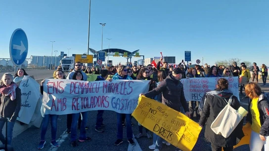 Huelga de profesores en Tarragona. Huelga de profesores en Tarragona.