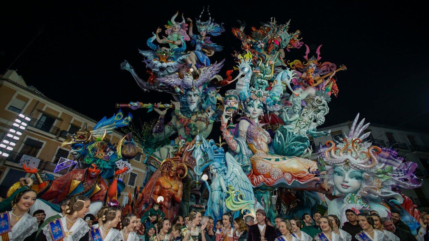 Falla Convento Jerusal&eacute;n-Matem&aacute;tico Marzal, ganadora de la secci&oacute;n Especial de las Fallas 2026