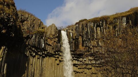 Svartifoss, la cascada Negra en Islandia
