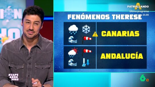 Disfrutad de estos d&iacute;as de calor, porque el viernes la borrasca Therese, que trae lluvia y fr&iacute;o, llega a la pen&iacute;nsula. Desde el jueves ya estar&aacute; causando estragos en Canarias, donde "se va a liar much&iacute;simo", tal y como explica Francisco Cacho.