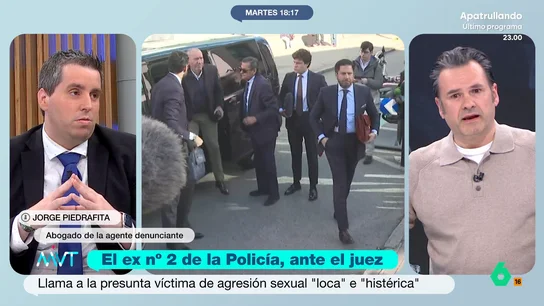 El abogado de la víctima del exjefe de la Policía: "La que está desprestigiada dentro del Cuerpo como la puta del DAO es mi cliente" El abogado de la víctima del exjefe de la Policía: "La que está desprestigiada dentro del Cuerpo como la puta del DAO es mi cliente"
