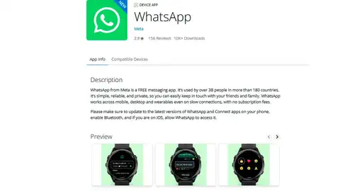 WhatsApp en la tienda de apps WhatsApp en la tienda de apps