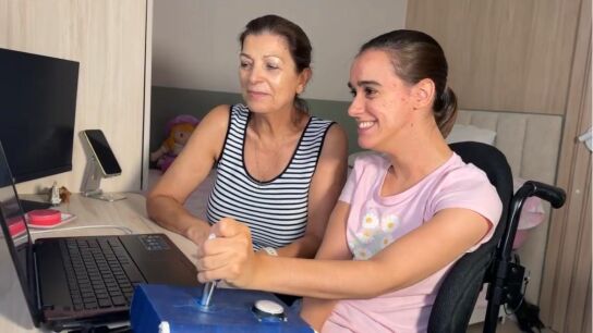 Eva Lagar, usuaria del proyecto 3VA