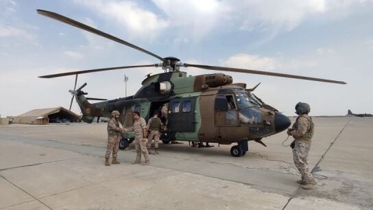 Imagen de archivo de militares espa&ntilde;oles en Irak