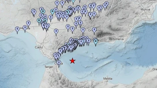 Registran un terremoto de magnitud 4,4 con epicentro en el mar de Alborán sentido en cinco provincias andaluzas Registran un terremoto de magnitud 4,4 con epicentro en el mar de Alborán sentido en cinco provincias andaluzas