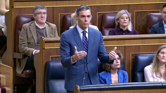 Pedro S&aacute;nchez en la sesi&oacute;n de control al Gobierno en el Congreso