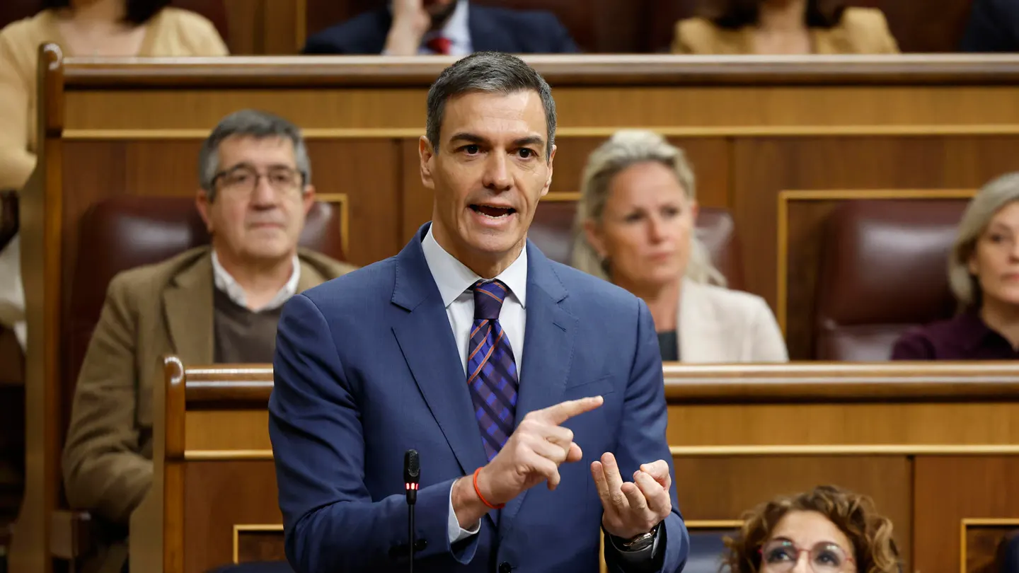 Imagen de Pedro Sánchez en el Congreso de los Diputados. Imagen de Pedro Sánchez en el Congreso de los Diputados.