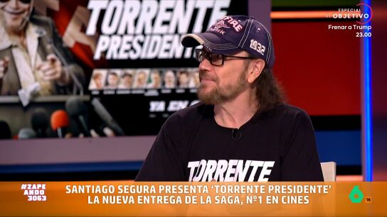 Santiago Segura habla en Zapeando, ya sin ataduras, de 'Torrente presidente' y asegura que le preocupaba la reacci&oacute;n del p&uacute;blico ante una pel&iacute;cula que, tal y como le ha dicho un amigo, "es tan ofensiva para todo el mundo que nadie se puede ofender".