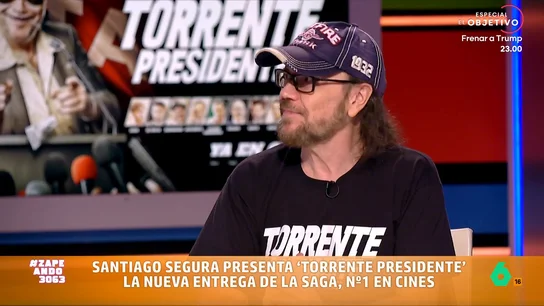 Santiago Segura confiesa que estuvo a punto de no hacer 'Torrente presidente' Santiago Segura habla en Zapeando, ya sin ataduras, de 'Torrente presidente' y asegura que le preocupaba la reacción del público ante una película que, tal y como le ha dicho un amigo, "es tan ofensiva para todo el mundo que nadie se puede ofender".