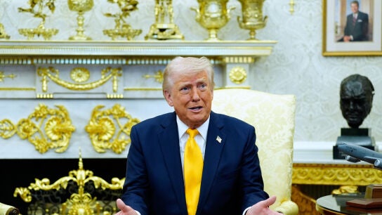 Donald Trump en el Despacho Oval