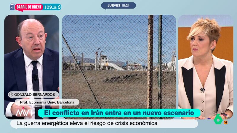 Gonzalo Bernardos detalla el coste econ&oacute;mico de la guerra de Ir&aacute;n: "En unos meses, puedes estar en una inflaci&oacute;n del 6 o el 7%"