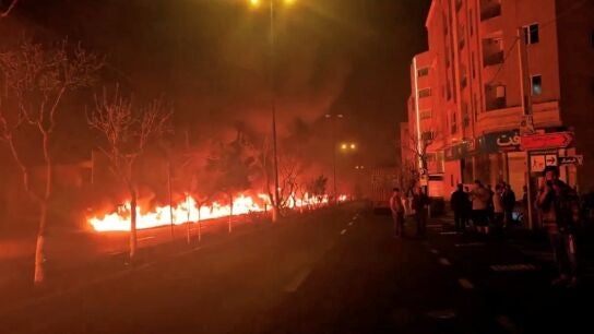 Teher&aacute;n, en llamas