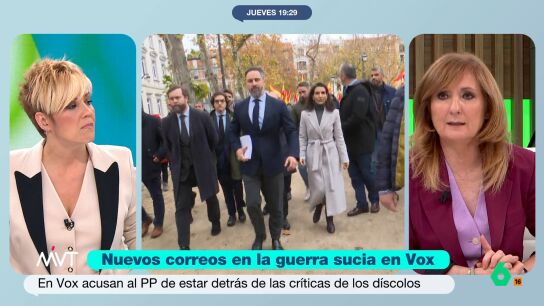 Mayte Alcaraz reflexiona en este v&iacute;deo sobre la escalada en la guerra interna de Vox, con acusaciones de irregularidades financieras, lo que seg&uacute;n la periodista "demuestra que hay muchas cosas que ocultar".