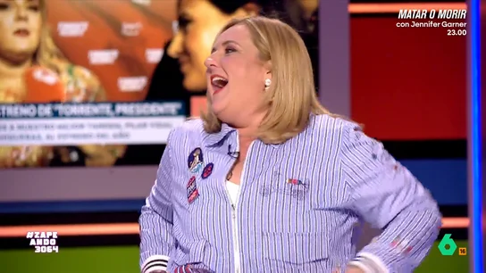 Pilar Vidal desvela con quién le gustaría compartir una escena en una película: "Tiene que estar muy bueno" La periodista ha participado en la última película de Santiago Segura: 'Torrente, presidente'. Pilar ha compartido con los zapeadores como ha sido esta experiencia.