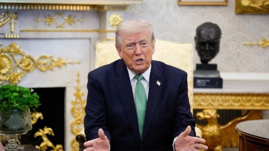 El presidente de Estados Unidos, Donald Trump, en el Despacho Oval